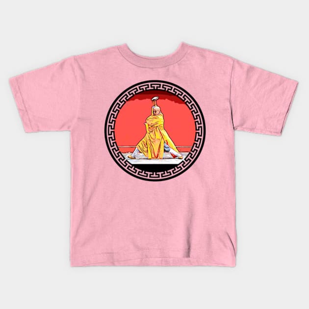 Kung Fu Monk Elder Kids T-Shirt by Gamers Gear